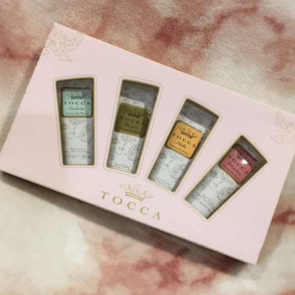 Tocca Crema Quartetto Scented Luxury Hand Cream Set of Four 4x1.5oz NWT Canada - Picture 16 of 16